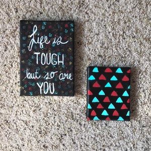Small Canvas Signs